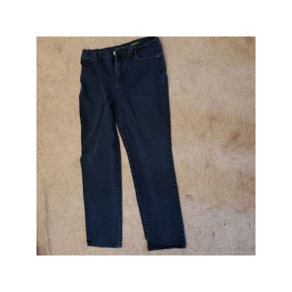 STYLE & CO. DENIM Womens Navy Zippered Pocketed Jeans 12 Short